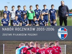 Klub Pogoń Lębork ogłasza zimowy nabór uzupełniający dla młodych piłkarzy roczników 2003, 2004, 2005