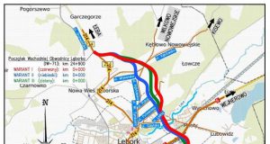 Powrócił pomysł budowy tzw. Wschodniej Obwodnicy, czyli objazdu drogi krajowej 214 (Bytów-Łeba) prze