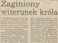 Wizerunek legendarnego króla Gambrinusa – wynalazcy piwa na zabytkowym budynku „Starego Browaru” prz