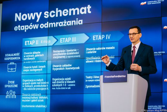 Hotele i galerie handlowe otwarte od 4 maja, przedszkola i żłobki od 6 maja