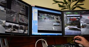 Detektor ruchu w gdyńskim monitoringu // fot. Marcin Mielewski