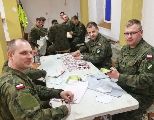 Żołnierze 6. kompanii zmechanizowanej 1. lęborskiego batalionu zmechanizowanego im gen. Jerzego Jastrzębskiego