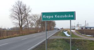 Znak drogowy - Krępa Kaszubska
