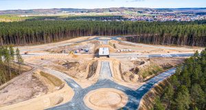 Budowa drogi ekspresowej S6 - Węzeł Strzebielino