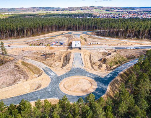 Budowa drogi ekspresowej S6 - Węzeł Strzebielino