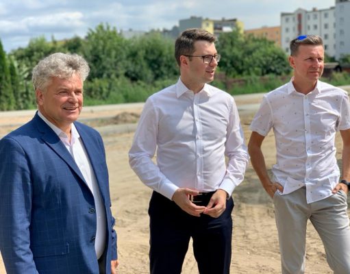 Lębork wizytował Minister, Rzecznik Rządu i poseł Piotr Müller