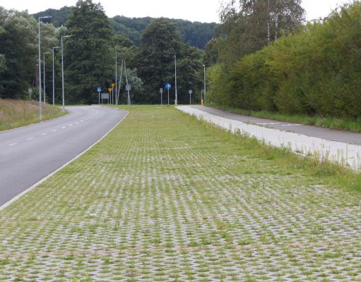 Zielony parking przy nowej Majkowskiego w Lęborku