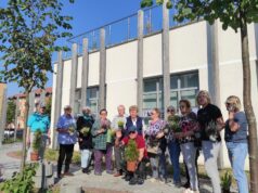 Zielony zakątek przy Klubie Osiedlowym BAZA