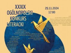 Zaproszenie na Galę Finałową 39. Ogólnopolskiego Konkursu Literackiego