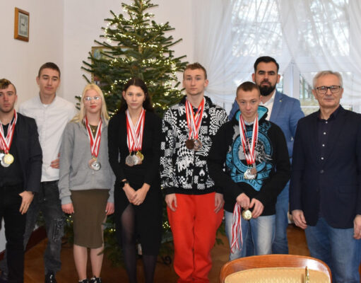 Starosta Lęborski spotkał się z młodymi sportowcami