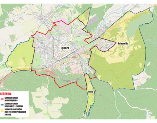 Lębork rozpoczyna procedurę zmiany granic administracyjnych. Konsultacje społeczne i analizy w przygotowaniu