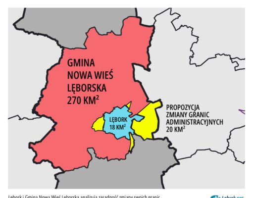 Lębork i Nowa Wieś Lęborska analizują zmiany granic. Porównanie danych
