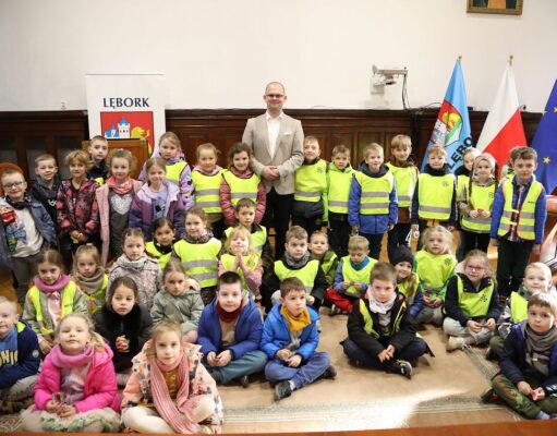 Przedszkolaki z „Jedynki” z wizytą w Urzędzie Miejskim