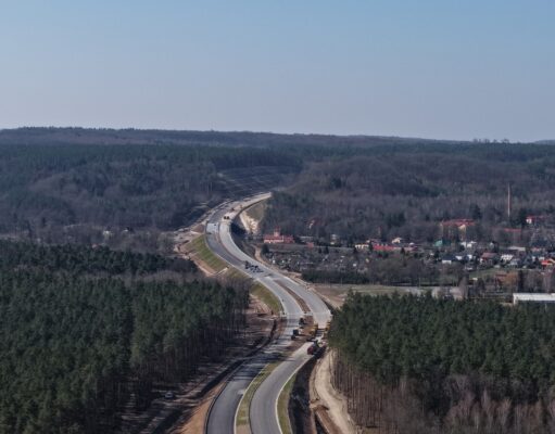 Nowe zdjęcia z budowy S6: Od Mostów do węzła Leśnice