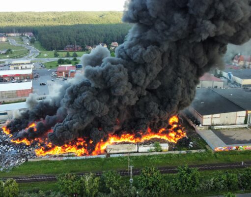 Seryjny podpalacz składowiska „U Jabola” skazany na rok więzienia w zawieszeniu