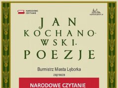 Zaproszenie na Narodowe Czytanie w ogrodzie przy Malczewskiego