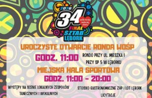 Lębork gra z WOŚP. Wielki finał w hali przy Skargi i uroczyste otwarcie ronda