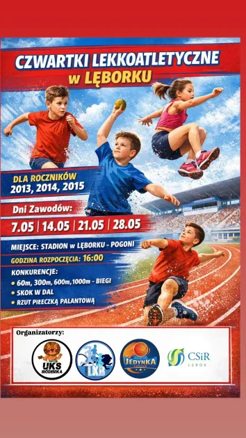 Inauguracyjne zawody „Czwartków Lekkoatletycznych” w Lęborku