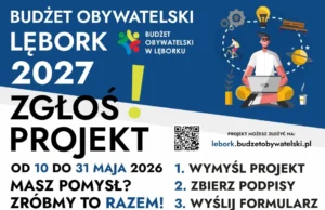 Masz pomysł dla Lęborka? Rusza Budżet Obywatelski 2027