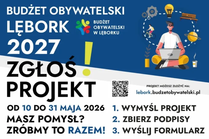 Masz pomysł dla Lęborka? Rusza Budżet Obywatelski 2027