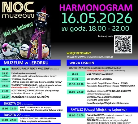 „Hej na ludowo!” – zapraszamy na Noc Muzeów w Lęborku „Hej na ludowo!” – zapraszamy na Noc Muzeów w Lęborku