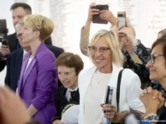 Obrazy lęborskich artystek w Sejmie RP
