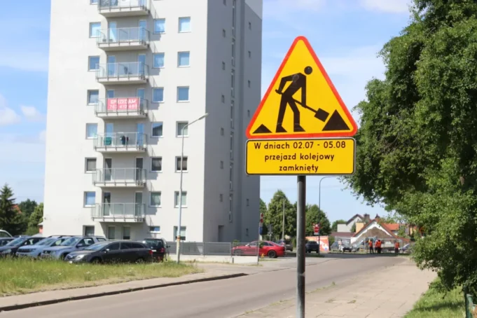 PKP PLK przebudowuje przejazd w Lęborku. Utrudnienia na ul. Mireckiego i Topolowej