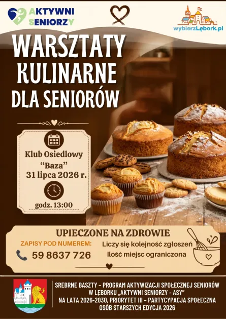 Zapraszamy lęborskich seniorów na piątkowe spotkania w Klubie Osiedlowym „Baza”