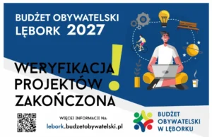 Zakończona weryfikacja projektów Budżetu Obywatelskiego w Lęborku na rok 2027 Zakończona weryfikacja projektów Budżetu Obywatelskiego w Lęborku na rok 2027