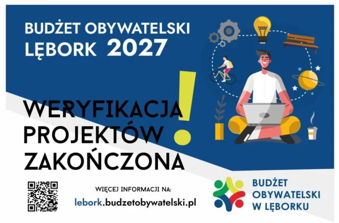 Zakończona weryfikacja projektów Budżetu Obywatelskiego w Lęborku na rok 2027.jpg Zakończona weryfikacja projektów Budżetu Obywatelskiego w Lęborku na rok 2027