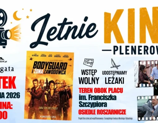 Zapraszamy na sierpniowe kino plenerowe na Osiedlu Roszarniczym