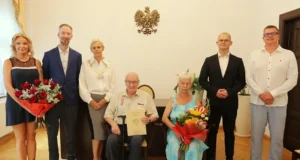 Złote gody Państwa Haliny i Bogdana Drapała w Lęborku Złote Gody Państwa Haliny i Bogdana Drapała