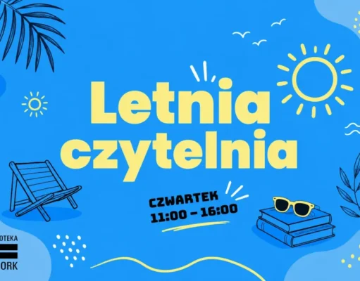 Jutro spotykamy się w Letniej Czytelni pod chmurką! Jutro spotykamy się w Letniej Czytelni pod chmurką!