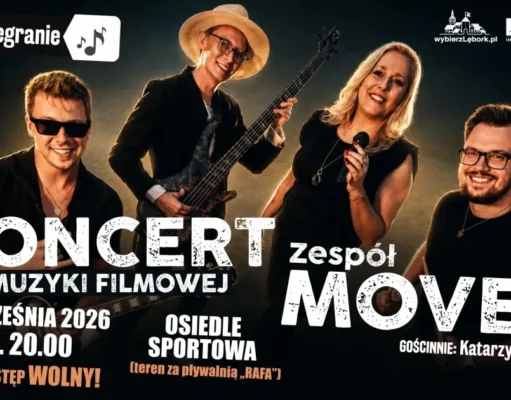 Koncert muzyki filmowej na Osiedlu Sportowa zwieńczy Letnie Granie w Lęborku Koncert muzyki filmowej na Osiedlu Sportowa