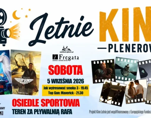 Wrześniowe kino plenerowe na Osiedlu Sportowa w Lęborku Wrześniowe kino plenerowe na Osiedlu Sportowa