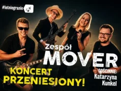 Muzyka filmowa zabrzmi dziś we Fregacie. Koncert zespołu Mover przeniesiony z powodu pogody Muzyka filmowa zabrzmi dziś we Fregacie. Koncert zespołu MOVER przeniesiony z powodu pogody