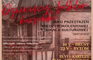 Bezpłatne warsztaty kaszubskie w Stacji Kultura w Lęborku Kaszubskie warsztaty w Stacji Kultura w Lęborku