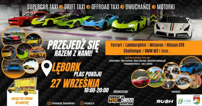 Supersamochody, atrakcje dla dzieci i pomoc najmłodszym – zapraszamy na charytatywny piknik motoryzacyjny w Lęborku.jpg Supersamochody, atrakcje dla dzieci i pomoc najmłodszym – zapraszamy na charytatywny piknik motoryzacyjny w Lęborku