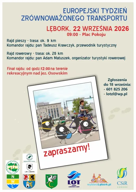 Europejski Tydzień Zrównoważonego Transportu - zapraszamy na rajd pieszy i rowerowy.jpg Europejski Tydzień Zrównoważonego Transportu - zapraszamy na rajd pieszy i rowerowy