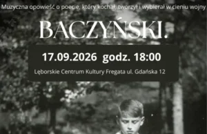 „Baczyński” – spektakl teatralny w Kinie „Fregata” we Lwówku “Baczyński” - już dziś zapraszamy na spektakl teatralny we “Fregacie”