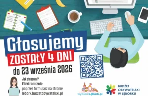Ostatnie dni głosowania na Budżet Obywatelski Lęborka 2027 To już ostatnie dni głosowania! Zdecyduj, na co Lębork wyda pieniądze w 2027 roku