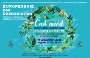 Muzeum w Lęborku zaprasza na Europejskie Dni Dziedzictwa z pasieką w tle Muzeum w Lęborku zaprasza na Europejskie Dni Dziedzictwa. Tym razem z pasieką w tle