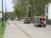 Seniorzy zwiedzali Lębork meleksem i zadbali o zdrowie Seniorzy zwiedzali Lębork meleksem i zadbali o zdrowie