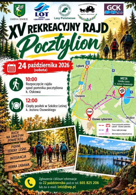 XV Rekreacyjny Rajd Pocztylion – zgłoszenia do 22 października 2026 r..jpg XV Rekreacyjny Rajd Pocztylion – zgłoszenia do 22 października 2026 r.