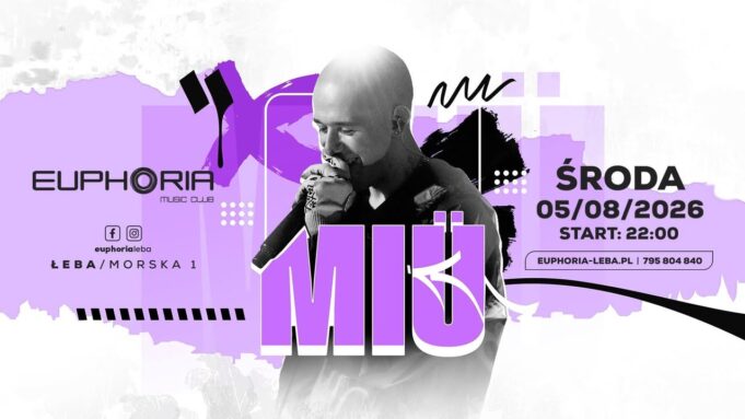 Raper MIÜ wystąpi w środę w klubie Euphoria w Łebie