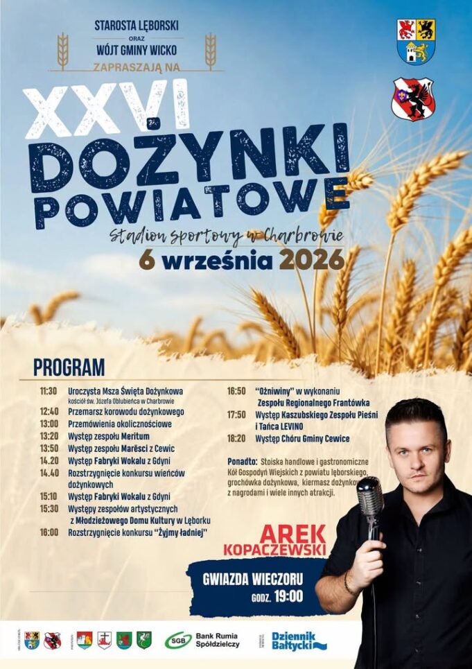 W niedzielę w Charbrowie odbędą się XXVI Dożynki Powiatowe