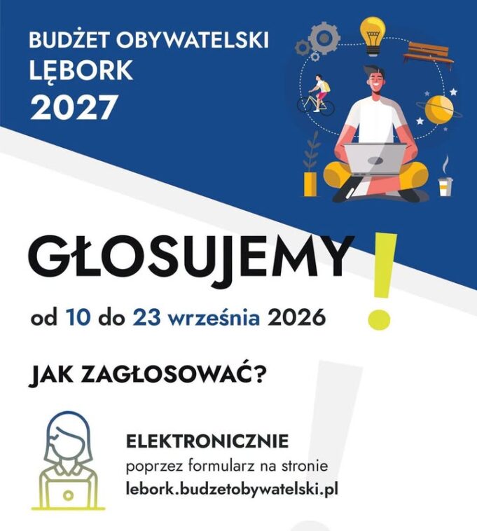 Ruszyło głosowanie na Budżet Obywatelski Lęborka 2027