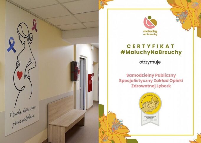 Lęborski szpital znów z certyfikatem za opiekę po porodzie