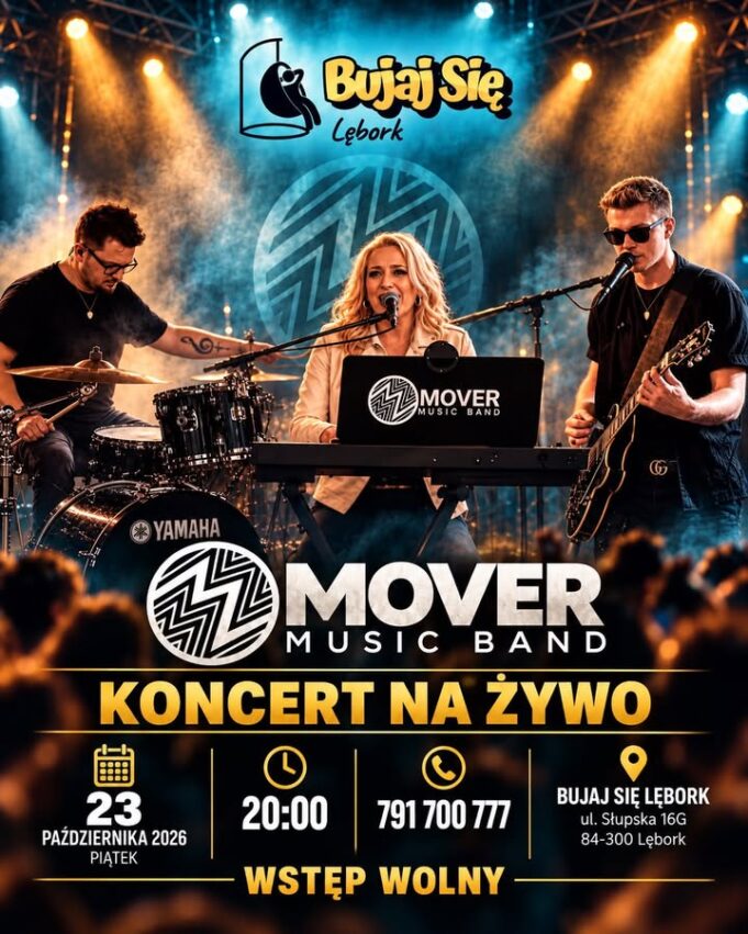Muzyczny wieczór z Mover Music Band w Lęborku
