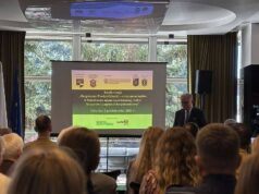 Przedstawiciele lęborskiego starostwa na konferencji o bezpieczeństwie w Giżycku Przedstawiciele lęborskiego starostwa na konferencji o bezpieczeństwie w Giżycku